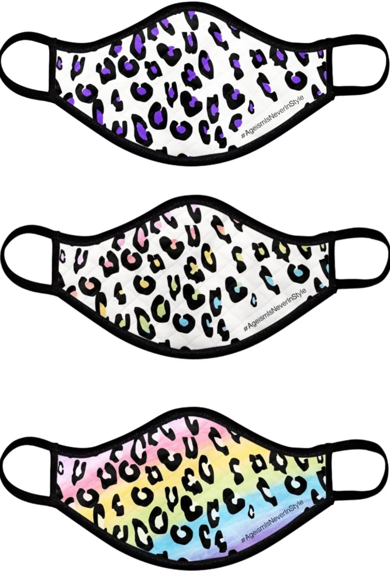 #Ageismisneverinstyle Face Covering (In 6 Designs) - £5 Per Covering Goes To Hospice Uk